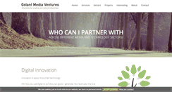 Desktop Screenshot of golantmediaventures.com